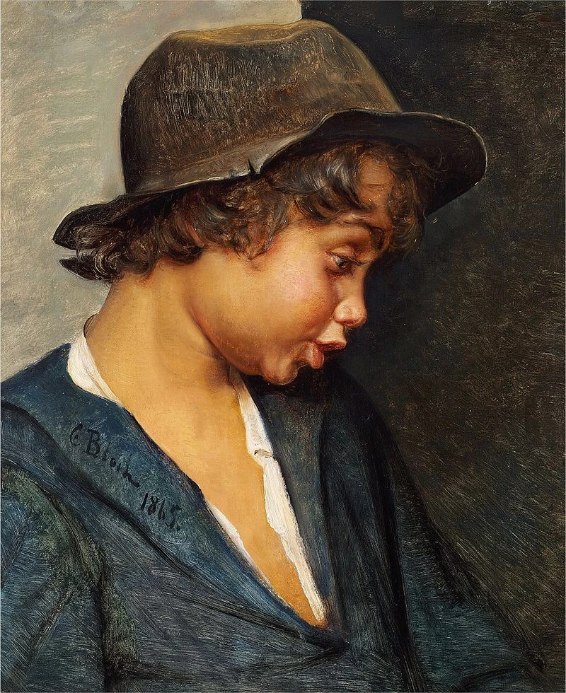Testa di ragazzo italiano (1865)